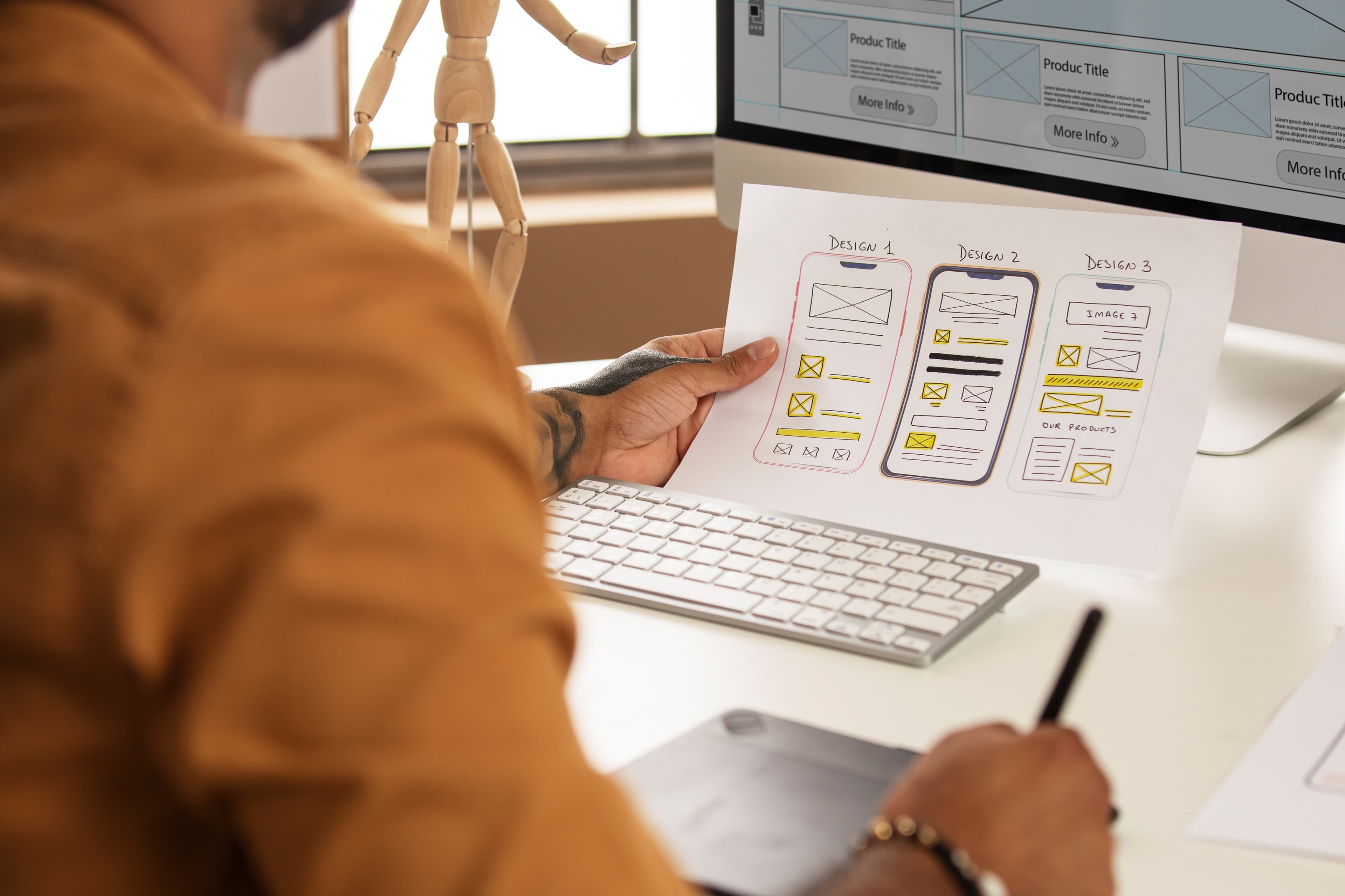 Professional team working on digital solutions