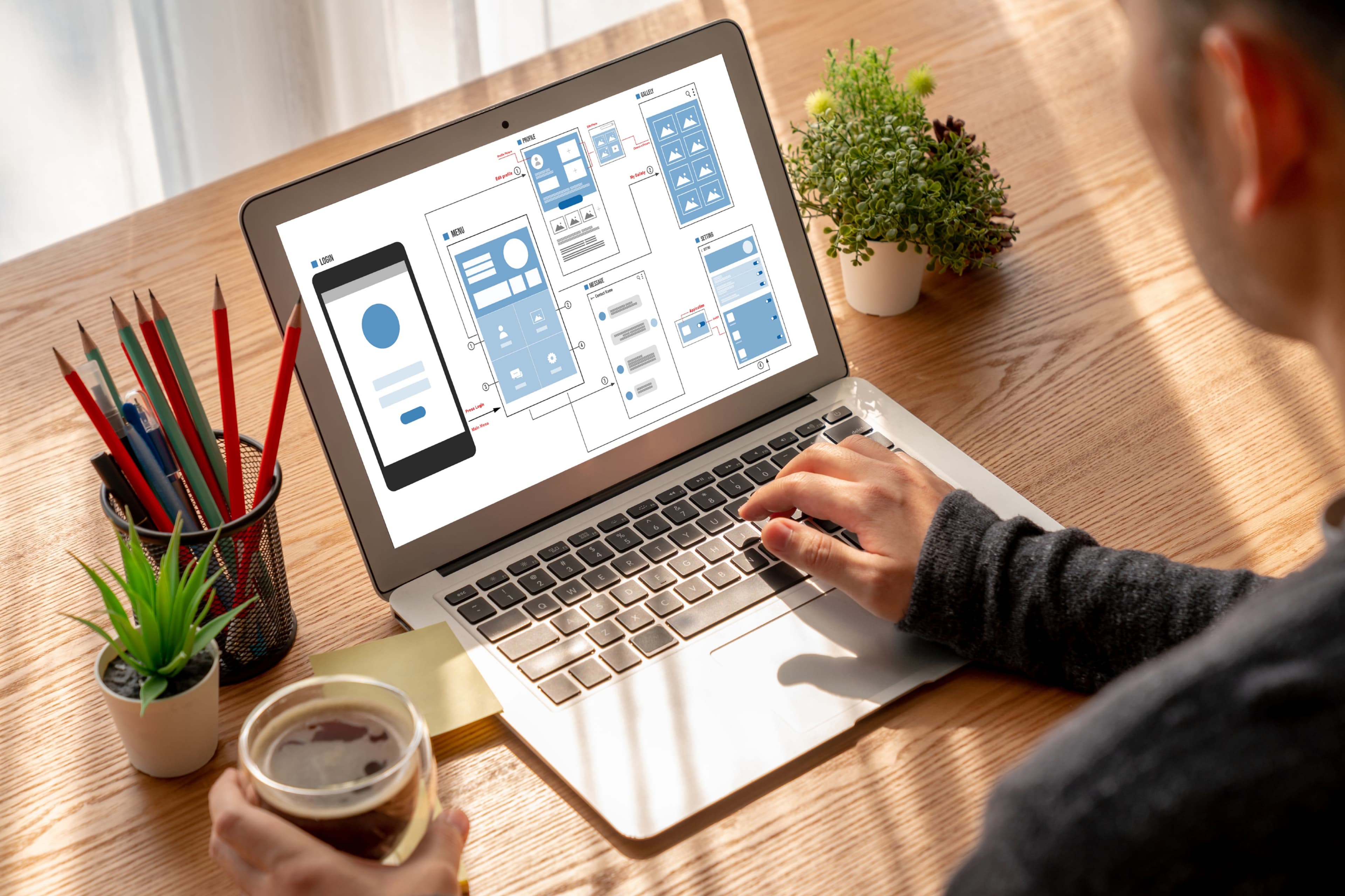 Professional team working on digital solutions