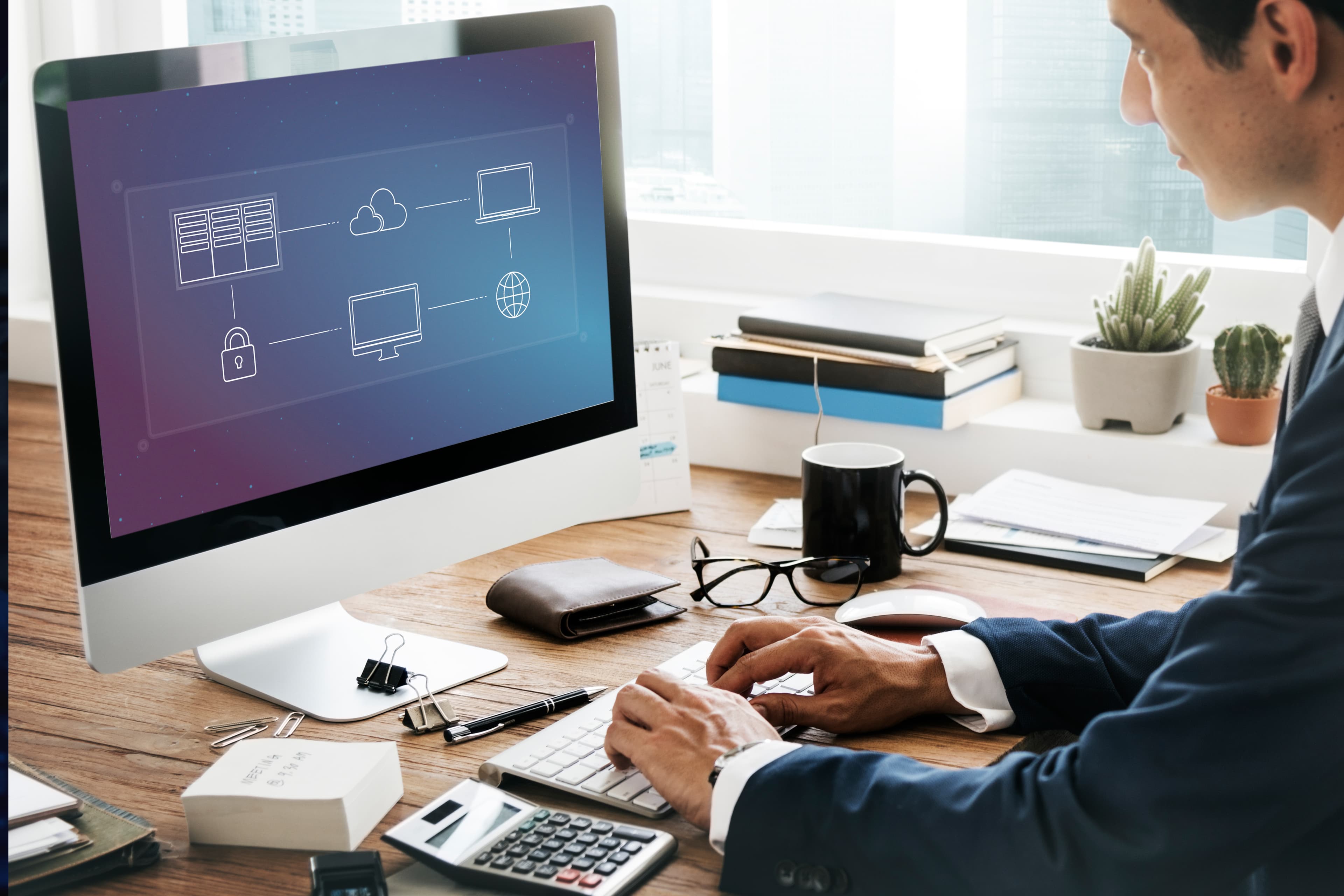 Professional team working on digital solutions